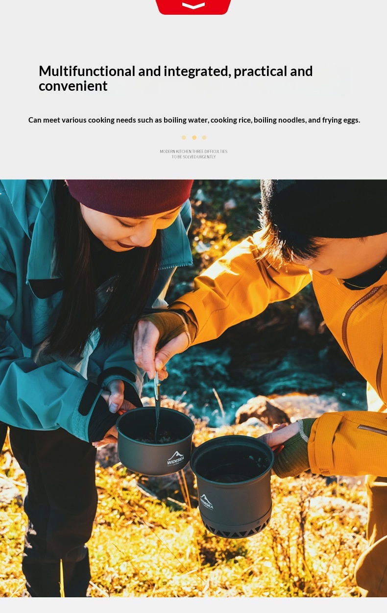 Widesea Outdoor Cookware Set Heat-Collecting Energy-Boosting Camping Cooking Gear 16 Widesea Outdoor Cookware Set Heat-Collecting Energy-Boosting Camping Cooking Gear