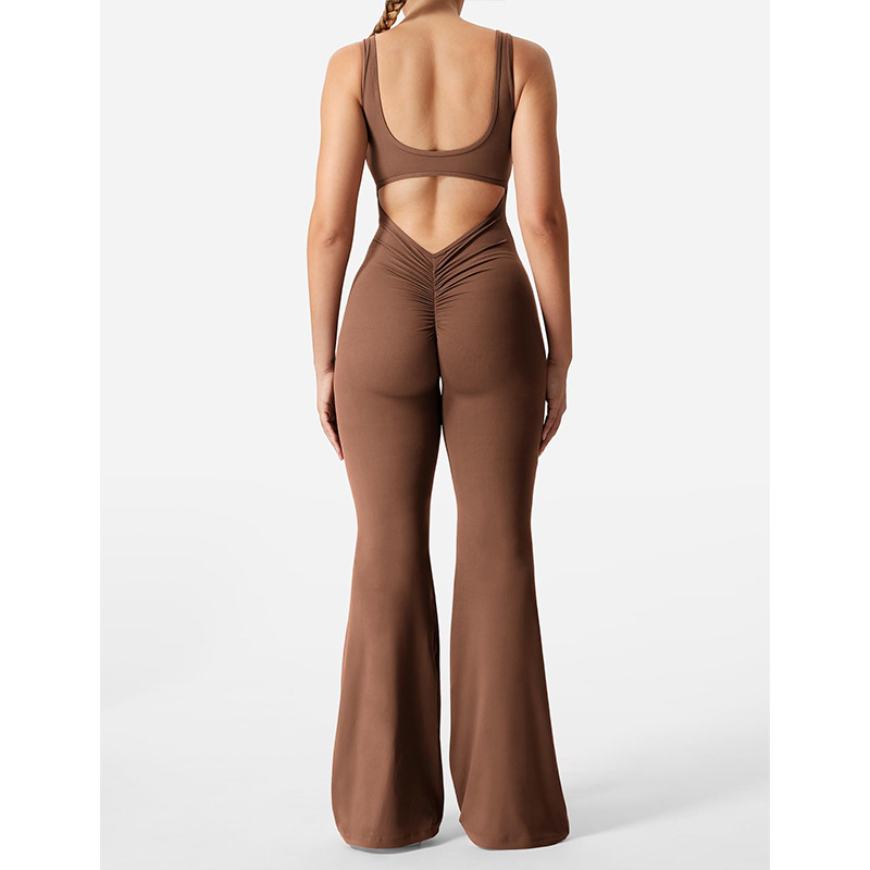 Slim Fit Hip Raise Backless Exercise Yoga Sexy Jumpsuit 19 Slim Fit Hip Raise Backless Exercise Yoga Sexy Jumpsuit
