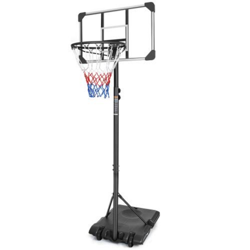 Portable Basketball Hoop System With Stable Base And Wheels For Indoor And Outdoor Youth, Height Adjustable From 5.6 To 7 Feet, 28-inch Backboard 11 Portable Basketball Hoop System With Stable Base And Wheels For Indoor And Outdoor Youth, Height Adjustable From 5.6 To 7 Feet, 28-inch Backboard