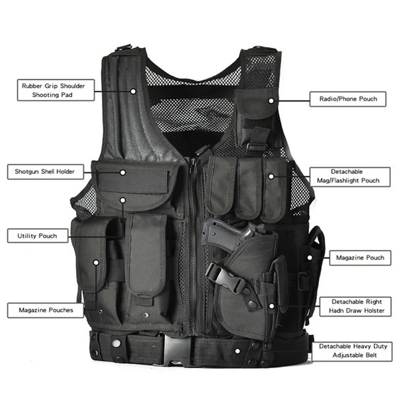 Outdoor Adventure Equipment Camouflage Tactical Vest 10 Outdoor Adventure Equipment Camouflage Tactical Vest