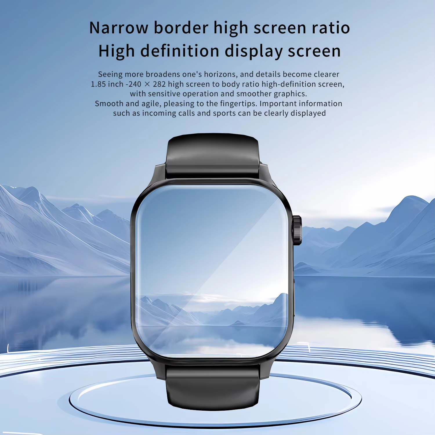 G93 New Smart Watch 1.85'' Square Screen Sports Waterproof BT Smartwatch 63 G93 New Smart Watch 1.85'' Square Screen Sports Waterproof BT Smartwatch