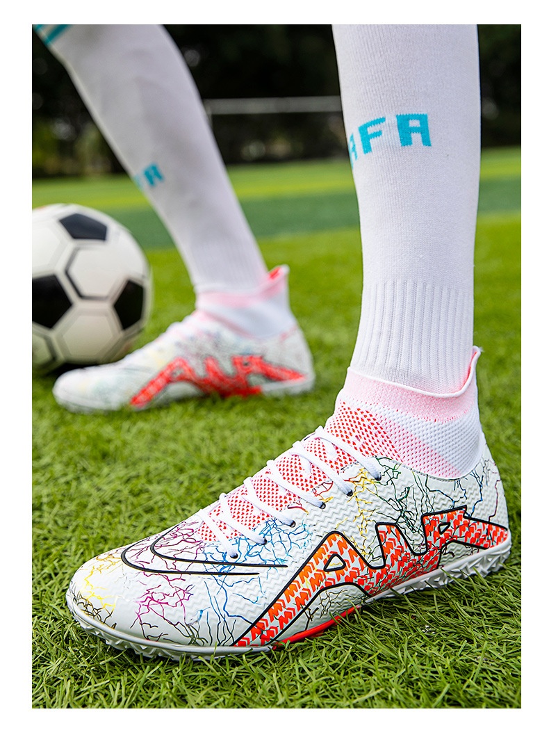 Fitness Eddy™ 6030 Elite High-Top Soccer Spikes – Professional Compression Football Boots 48 Fitness Eddy™ 6030 Elite High-Top Soccer Spikes – Professional Compression Football Boots