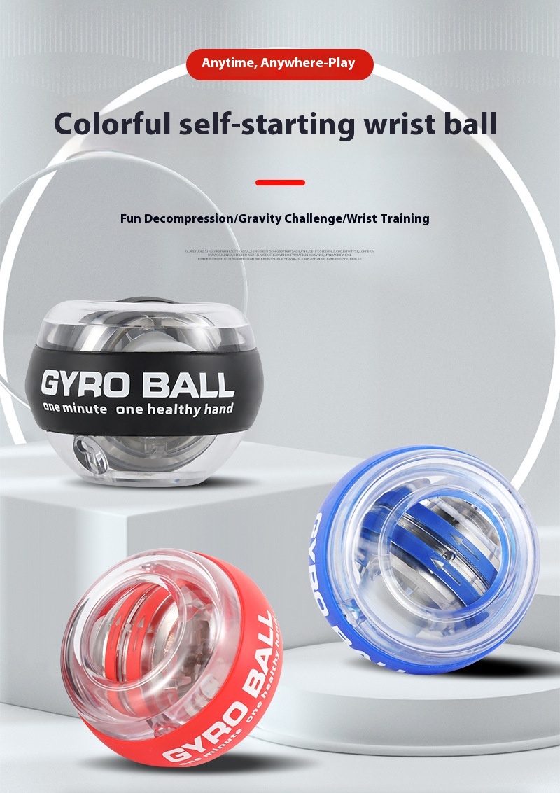 Metal Wrist Ball Fitness Gyro Arm Strength Muscle Training 28 Metal Wrist Ball Fitness Gyro Arm Strength Muscle Training