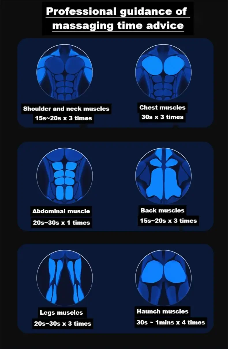 Professional Massage Gun – 9 Heads & 9 Gears for Total Body Relief 14 Professional Massage Gun – 9 Heads & 9 Gears for Total Body Relief