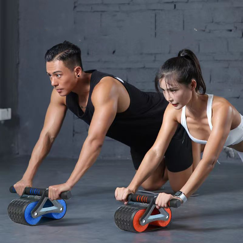 Double Wheel Abdominal Exerciser Women Men Automatic Rebound Ab Wheel Roller Waist Trainer Gym Sports Home Exercise Devices 25 Double Wheel Abdominal Exerciser Women Men Automatic Rebound Ab Wheel Roller Waist Trainer Gym Sports Home Exercise Devices