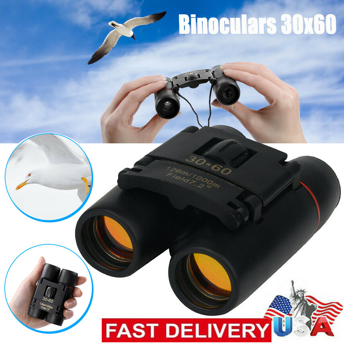 Binoculars 30x60 Zoom 37 Binoculars 30x60 Zoom