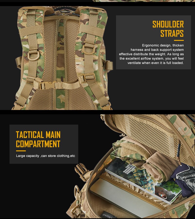 Camouflage tactical backpack 12 Camouflage tactical backpack