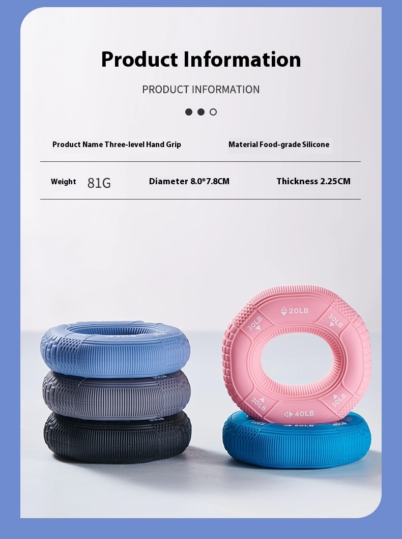 Silicone Grip Ring Decompression Decompression Building Up Arm Muscles Training Five Finger Strength Rehabilitation Grip Strength Exercise Hand Strength Equipment 49 Silicone Grip Ring Decompression Decompression Building Up Arm Muscles Training Five Finger Strength Rehabilitation Grip Strength Exercise Hand Strength Equipment