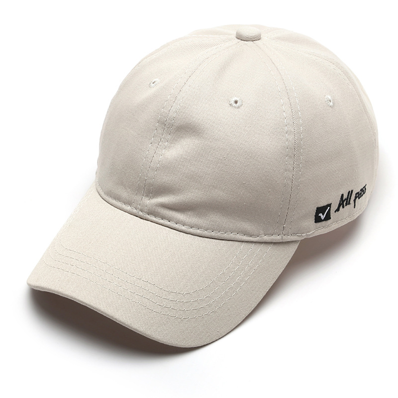 Soft top cap with side letter embroidery 12 Soft top cap with side letter embroidery