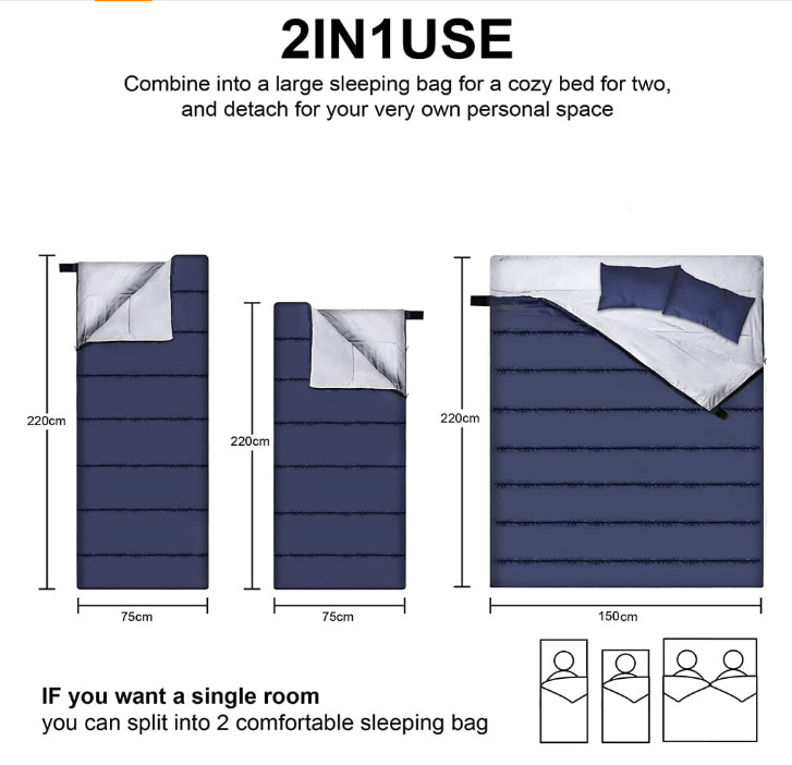 Outdoor Camping Camping Flannel Sleeping Bag Thickened 12 Outdoor Camping Camping Flannel Sleeping Bag Thickened