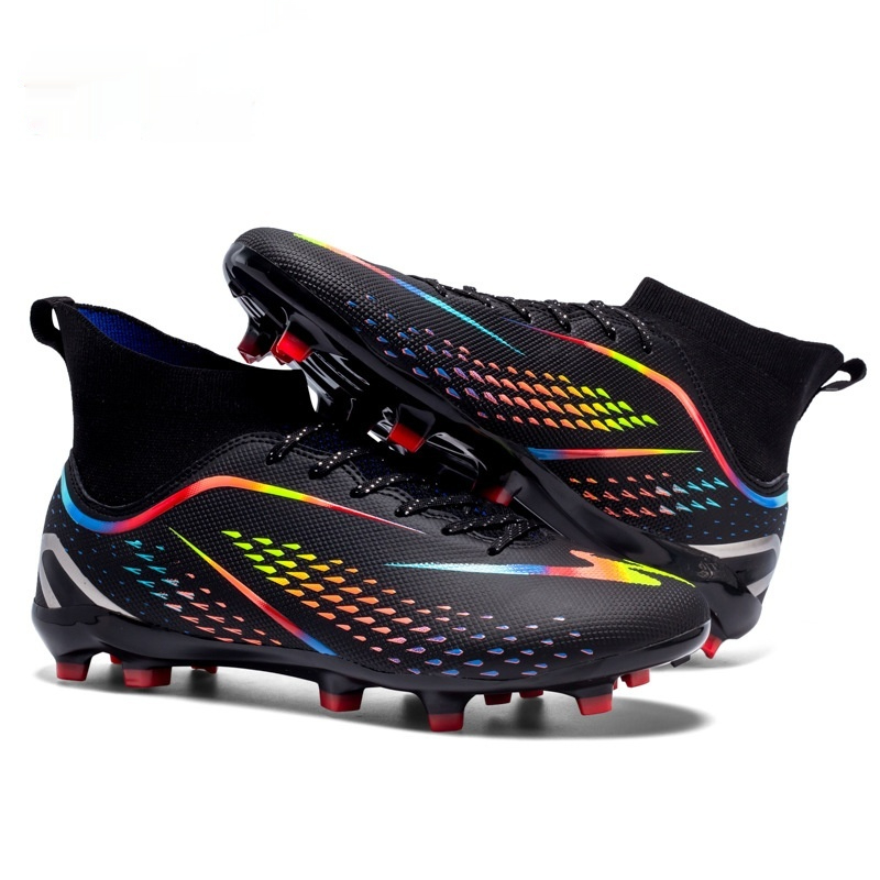 Fitness Eddy™ Youth Performance High-Top Soccer Shoes – Breathable TF Turf Trainers 28 Fitness Eddy™ Youth Performance High-Top Soccer Shoes – Breathable TF Turf Trainers