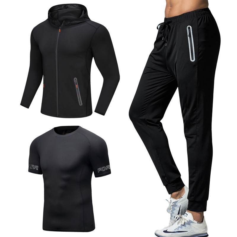 Men's Sportswear Gym Fitness Three Piece Set 9 Men's Sportswear Gym Fitness Three Piece Set