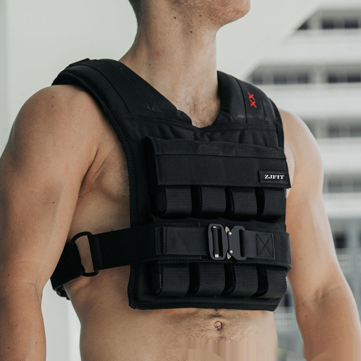 Tactical Training Outdoor Running Adjustable Weight Vest 12 Tactical Training Outdoor Running Adjustable Weight Vest
