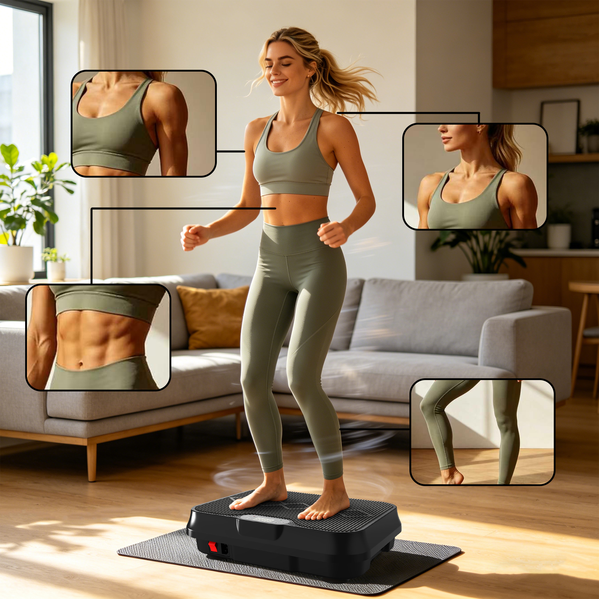 Vibration Plate Exercise Machine – Whole Body Workout Platform for Home Gym 44 Vibration Plate Exercise Machine – Whole Body Workout Platform for Home Gym