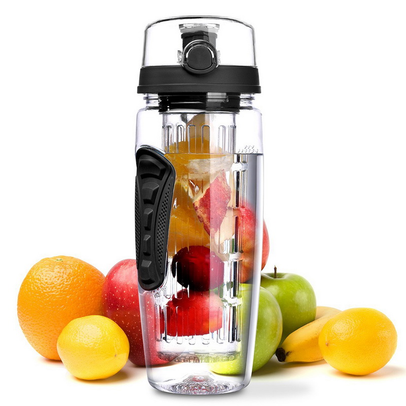 32oz Fruit Infuser Water Bottle - Leakproof Tritan Plastic 14 32oz Fruit Infuser Water Bottle - Leakproof Tritan Plastic
