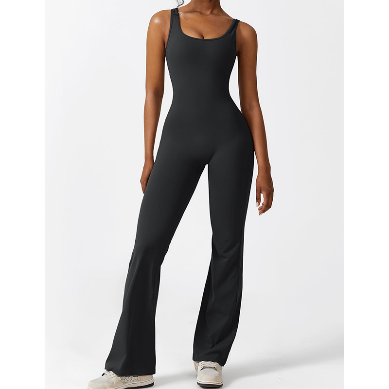 Slim Fit Hip Raise Backless Exercise Yoga Sexy Jumpsuit 34 Slim Fit Hip Raise Backless Exercise Yoga Sexy Jumpsuit