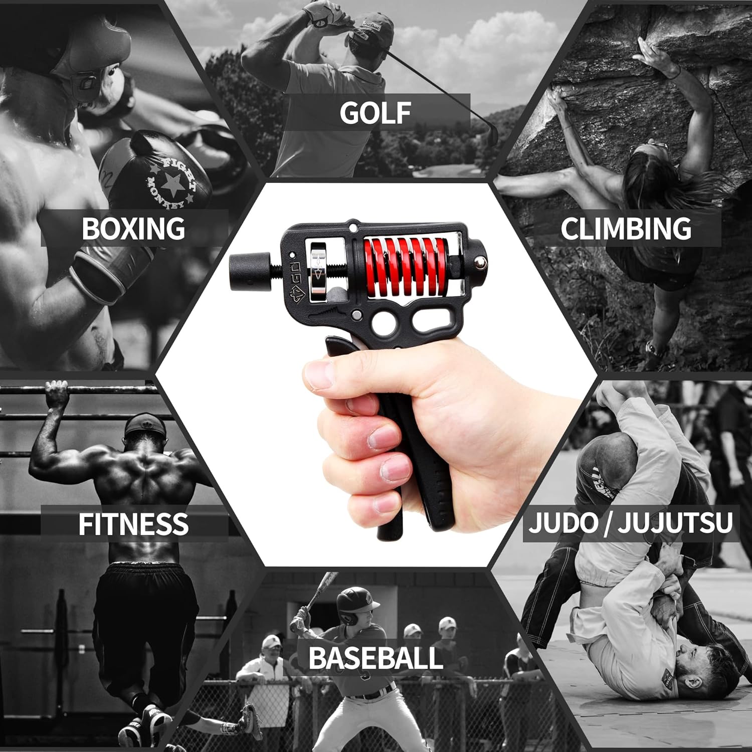 Fitness Eddy™ Elite Precision Adjustable Hand Gripper – Parallel Link Forearm & Wrist Strengthener 11 Fitness Eddy™ Elite Precision Adjustable Hand Gripper – Parallel Link Forearm & Wrist Strengthener