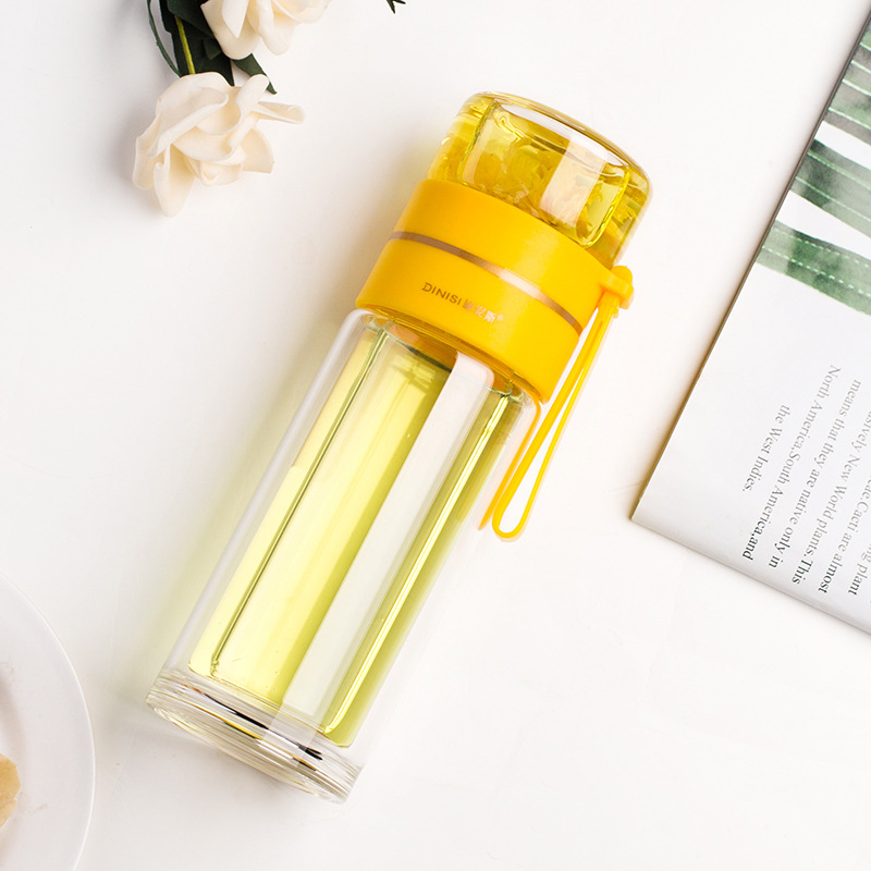 Fitness Eddy Double-Wall Glass Tea Infuser Bottle - Leakproof & Heat-Resistant 50 Fitness Eddy Double-Wall Glass Tea Infuser Bottle - Leakproof & Heat-Resistant
