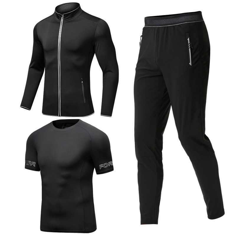 Men's Sportswear Gym Fitness Three Piece Set 11 Men's Sportswear Gym Fitness Three Piece Set