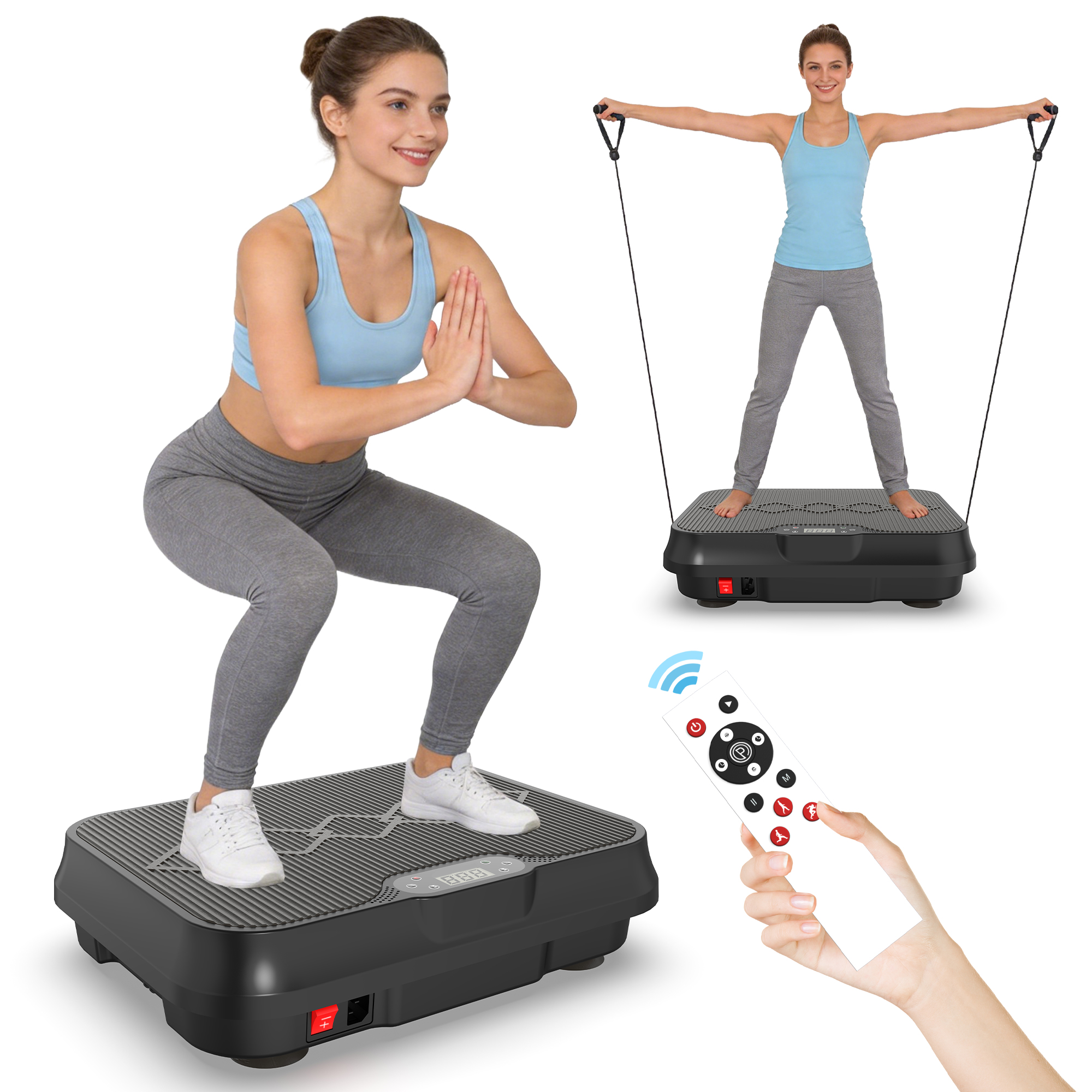 Vibration Plate Exercise Machine – Whole Body Workout Platform for Home Gym 42 Vibration Plate Exercise Machine – Whole Body Workout Platform for Home Gym