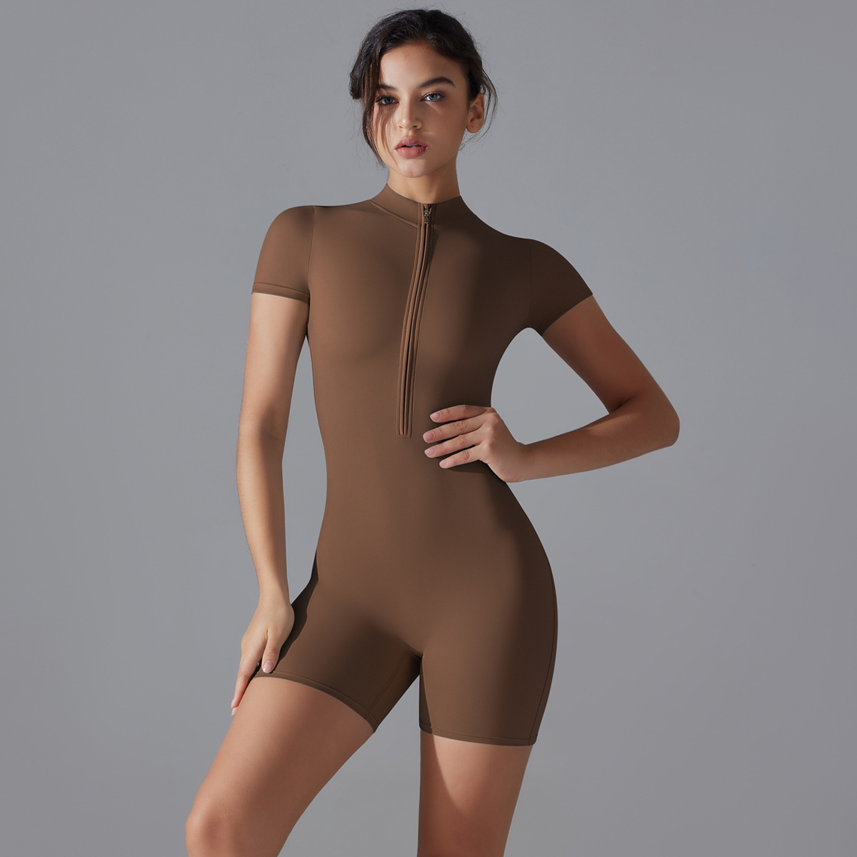 Yoga Short-sleeved Shorts Jumpsuit 18 Yoga Short-sleeved Shorts Jumpsuit