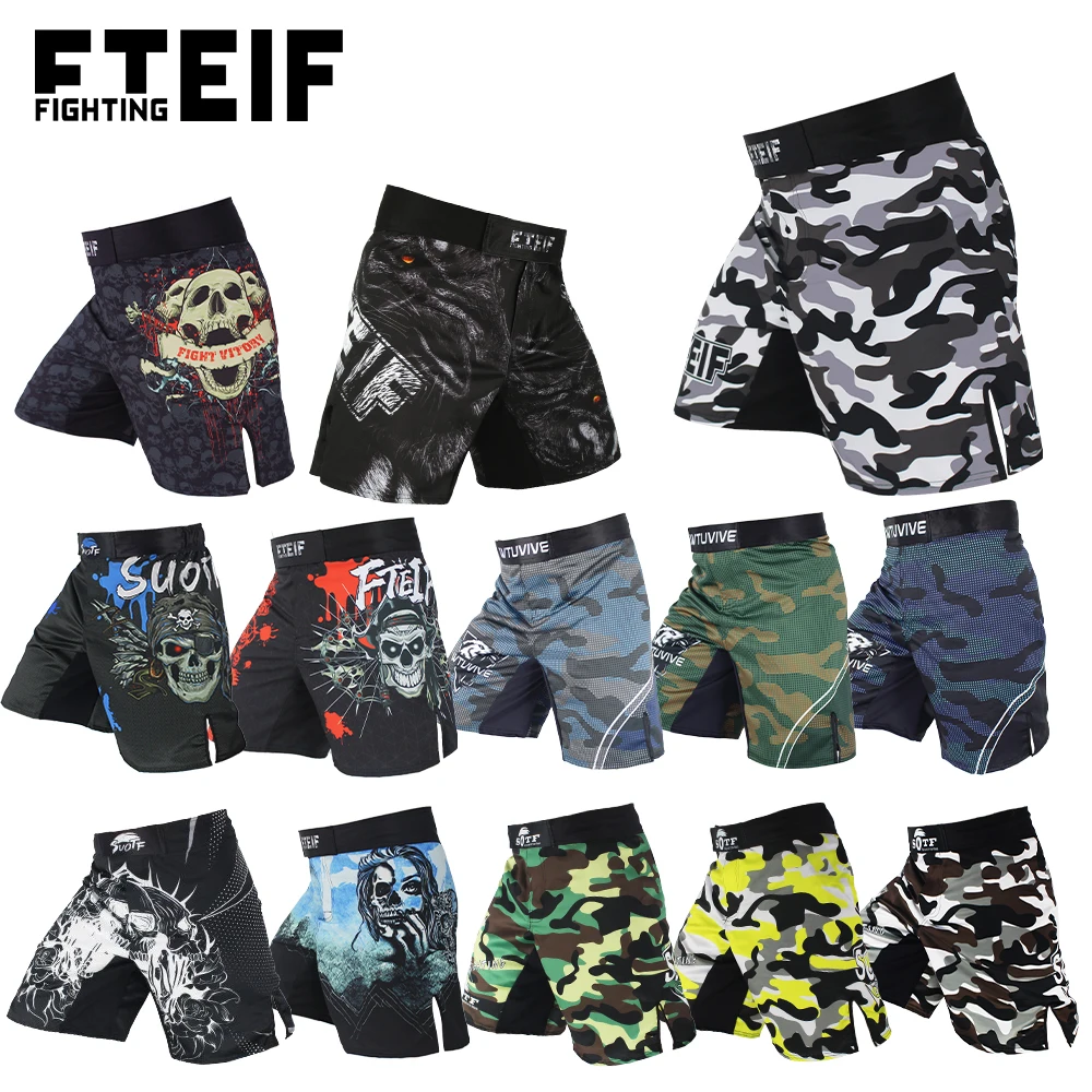 Black MMA Boxing Shorts – Skull Print Cotton Training Shorts for Kickboxing & Muay Thai 152 Black MMA Boxing Shorts – Skull Print Cotton Training Shorts for Kickboxing & Muay Thai