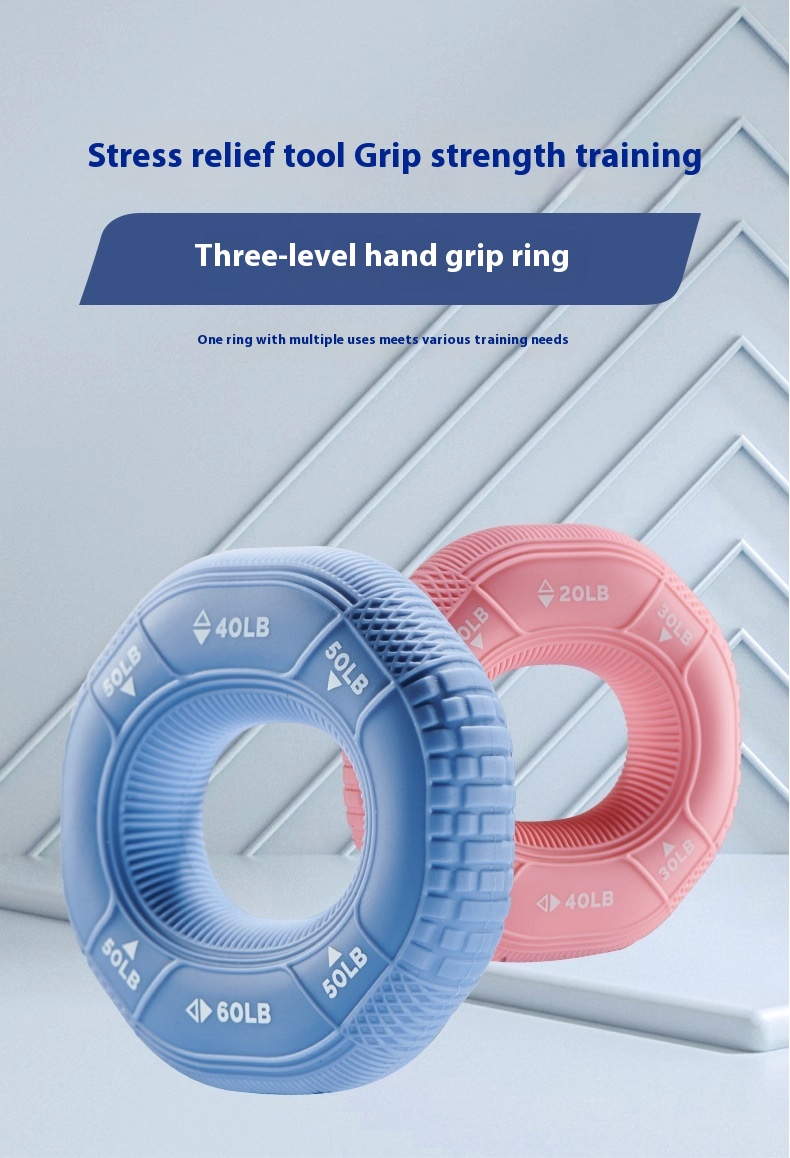Silicone Grip Ring Decompression Decompression Building Up Arm Muscles Training Five Finger Strength Rehabilitation Grip Strength Exercise Hand Strength Equipment 46 Silicone Grip Ring Decompression Decompression Building Up Arm Muscles Training Five Finger Strength Rehabilitation Grip Strength Exercise Hand Strength Equipment
