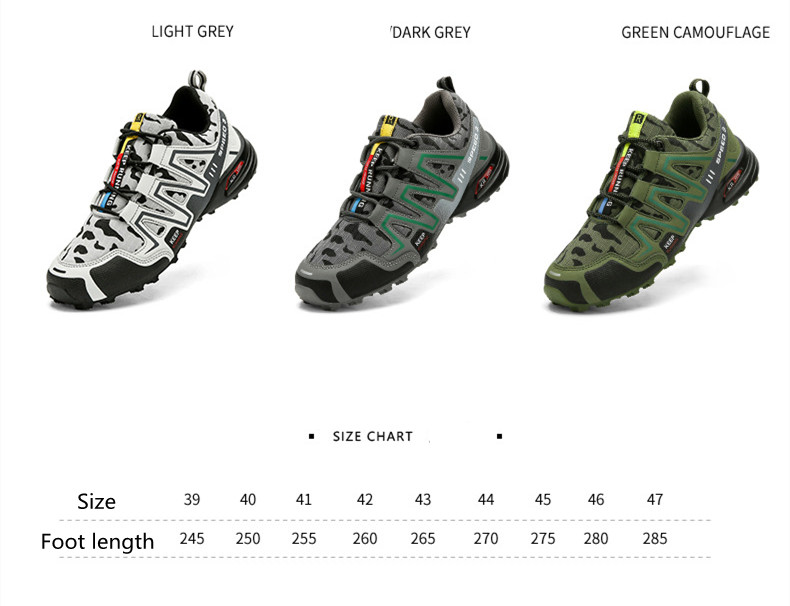 Men Hiking Shoes Climbing Male Sports Shoes Tactical Non-Slip Durable Trekking Sneakers 9 Men Hiking Shoes Climbing Male Sports Shoes Tactical Non-Slip Durable Trekking Sneakers