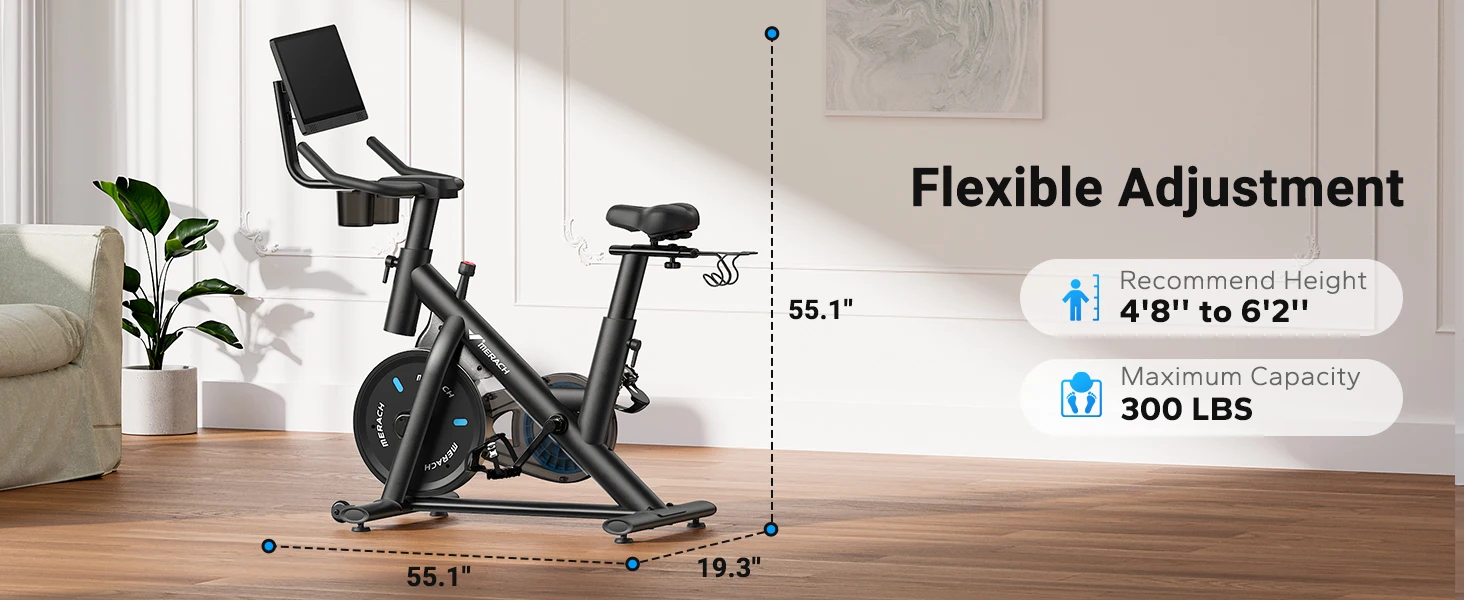 Low Noise Exercise Bike – Stationary Bike with Tablet Mount & Exclusive App for Weight Loss 20 Low Noise Exercise Bike – Stationary Bike with Tablet Mount & Exclusive App for Weight Loss