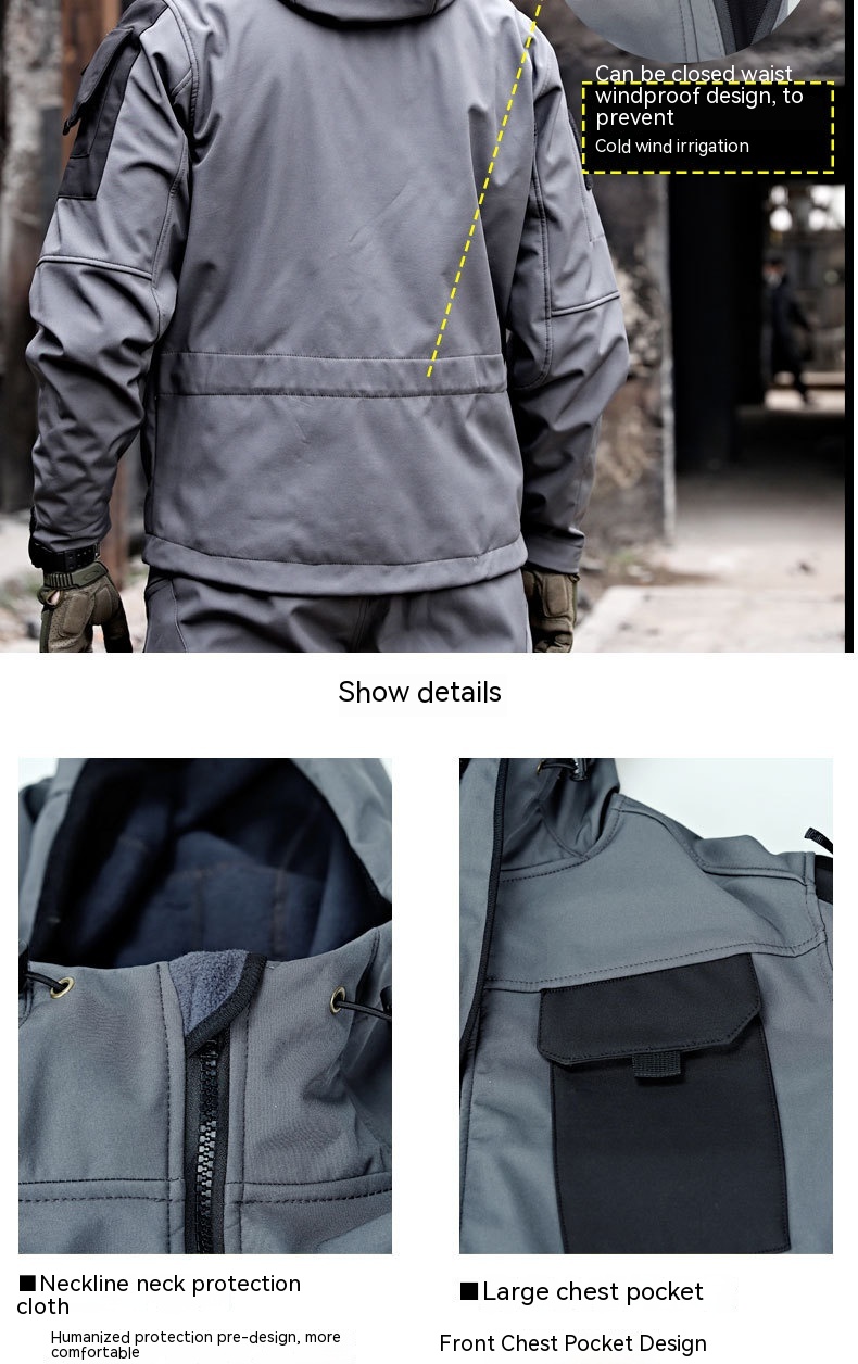 Tactical Soft Shell Jacket Tactical Windbreaker Waterproof Outdoor 38 Tactical Soft Shell Jacket Tactical Windbreaker Waterproof Outdoor