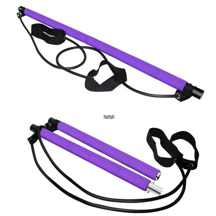Pilates Stick Home Fitness Exercise For Women Foot Pedal Resistance Band 12 Pilates Stick Home Fitness Exercise For Women Foot Pedal Resistance Band