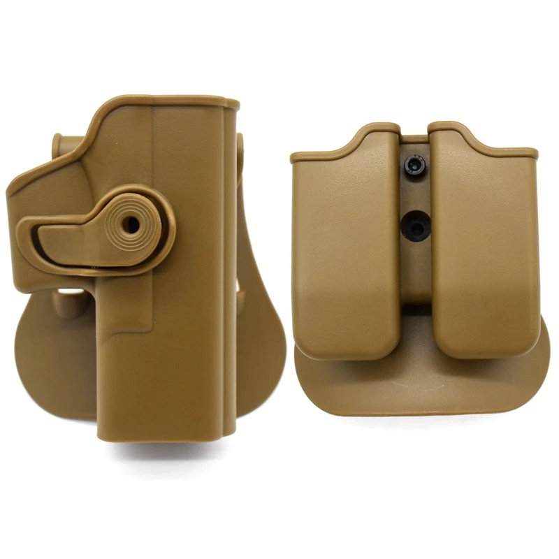 Tactical Gun Holster for GL 17 gen 1- 4 9mm Double Magazine Pouch 40 Tactical Gun Holster for GL 17 gen 1- 4 9mm Double Magazine Pouch