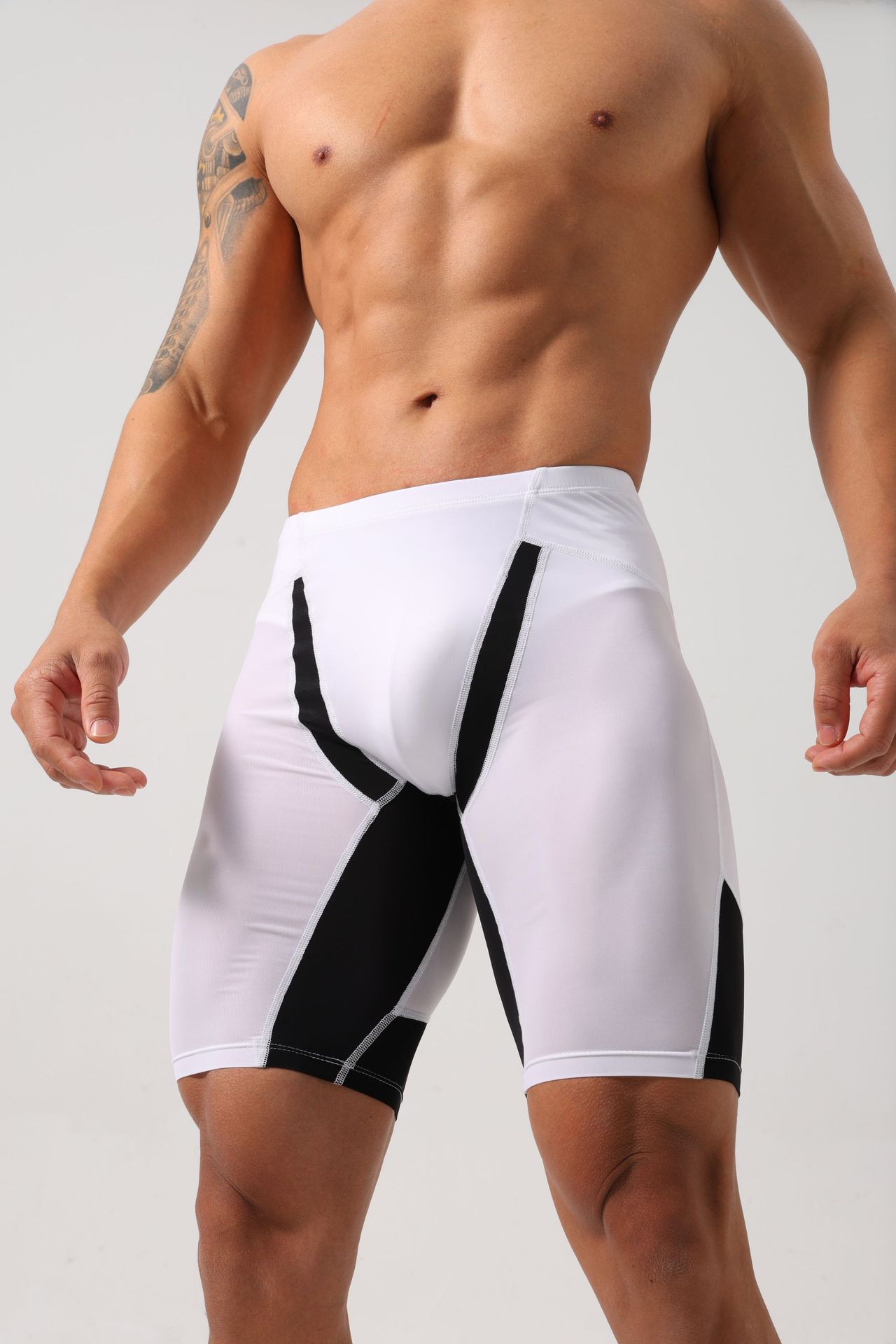 Men's Fitness Tight Shorts Quick-drying Ice Silk 13 Men's Fitness Tight Shorts Quick-drying Ice Silk
