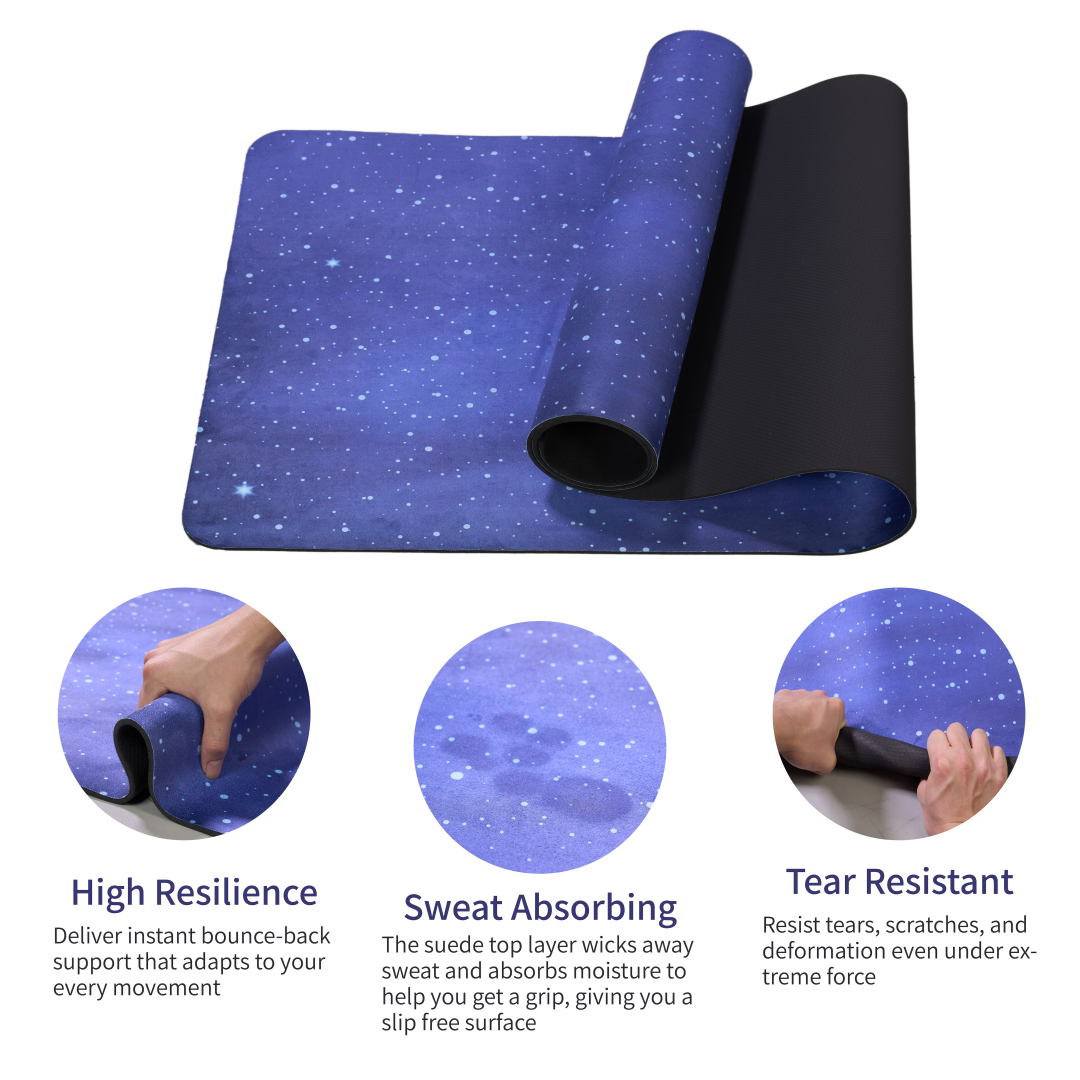 Yoga Mat, Exercise Yoga Mat Print With Non-Slip Design, Professional TPE Exericise Mat, 72 X 24 Multi-Purpose Workout Mat For Women, Pilates Fitness And Floor Exercises 35 Yoga Mat, Exercise Yoga Mat Print With Non-Slip Design, Professional TPE Exericise Mat, 72 X 24 Multi-Purpose Workout Mat For Women, Pilates Fitness And Floor Exercises
