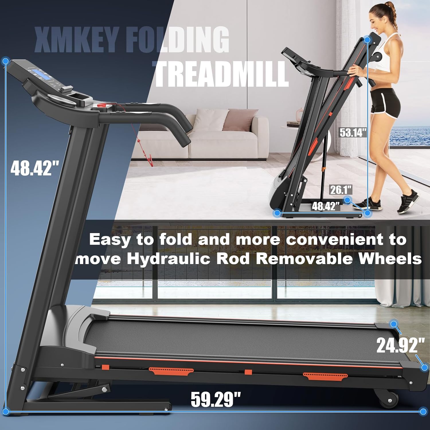 Home Automatic Tilt Treadmill Foldable 400 Lbs Approx. 181.4 Kg Capacity 3.25 Horsepower 29 Home Automatic Tilt Treadmill Foldable 400 Lbs Approx. 181.4 Kg Capacity 3.25 Horsepower