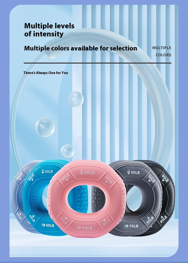 Silicone Grip Ring Decompression Decompression Building Up Arm Muscles Training Five Finger Strength Rehabilitation Grip Strength Exercise Hand Strength Equipment 43 Silicone Grip Ring Decompression Decompression Building Up Arm Muscles Training Five Finger Strength Rehabilitation Grip Strength Exercise Hand Strength Equipment