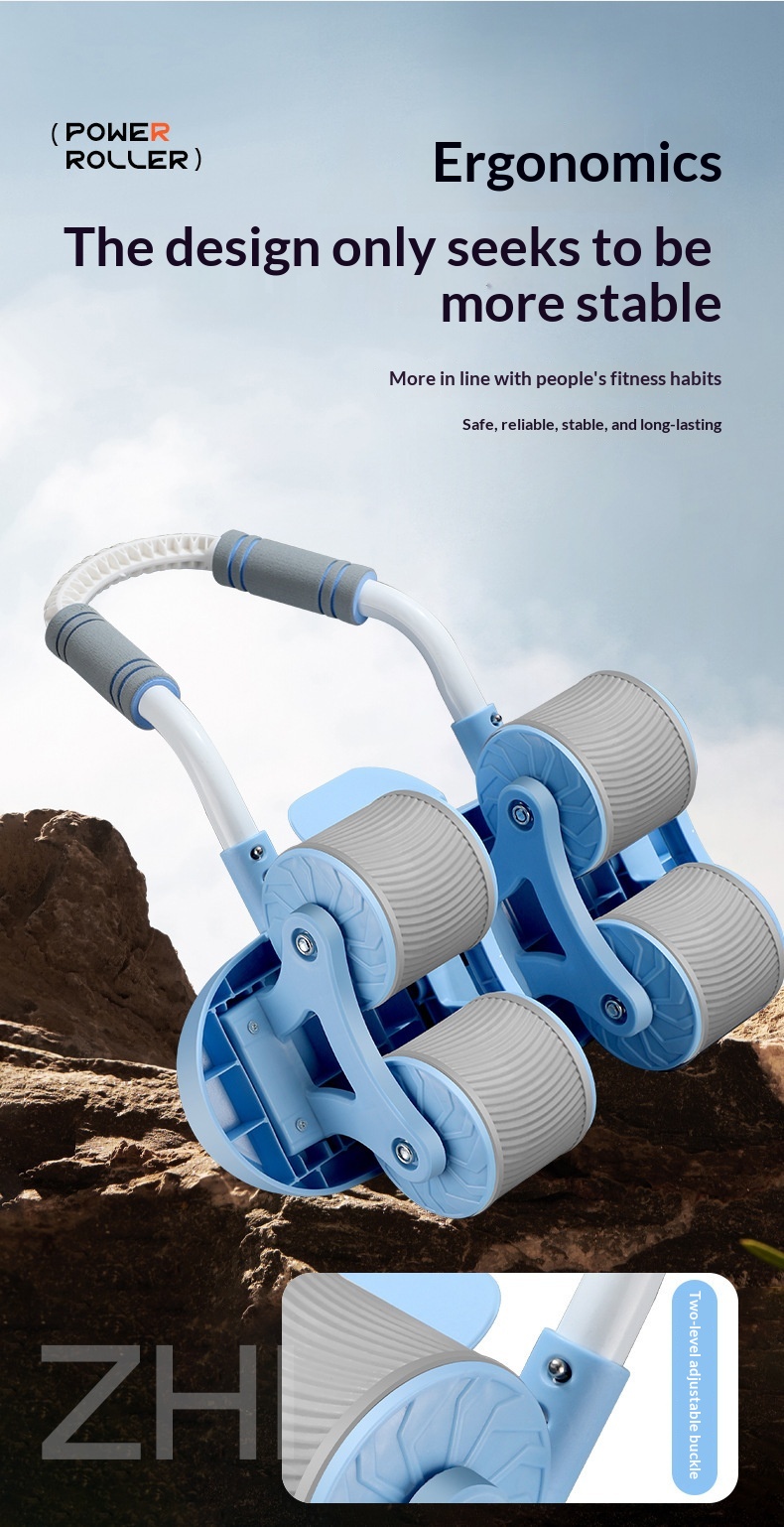 Automatic Rebound Plank-Crunch 2-in-1 Ab Wheel 19 Automatic Rebound Plank-Crunch 2-in-1 Ab Wheel