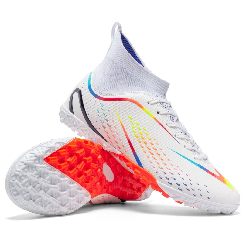 Fitness Eddy™ Youth Performance High-Top Soccer Shoes – Breathable TF Turf Trainers 32 Fitness Eddy™ Youth Performance High-Top Soccer Shoes – Breathable TF Turf Trainers