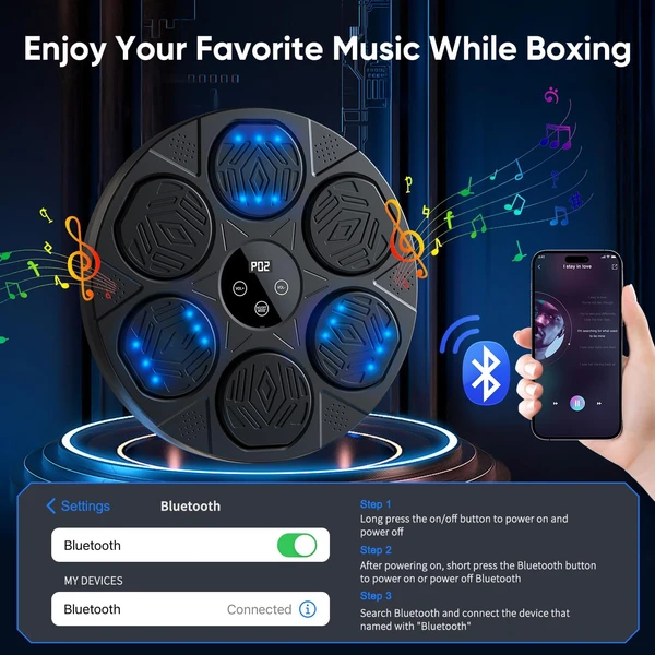 Music Boxing Machine For Adults,Wall Mounted with Bluetooth 22 Music Boxing Machine For Adults,Wall Mounted with Bluetooth