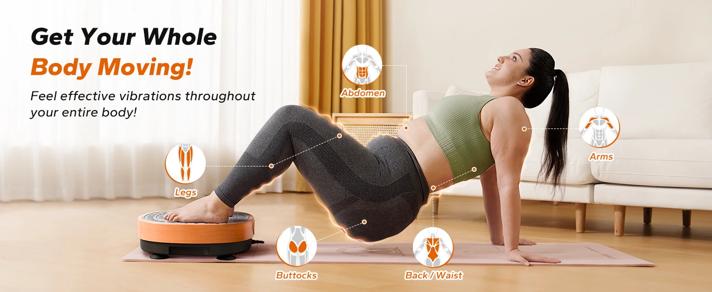 Vibration Plate Exercise Machine – Whole Body Vibration for Lymphatic Drainage & Weight Loss 7 Vibration Plate Exercise Machine – Whole Body Vibration for Lymphatic Drainage & Weight Loss