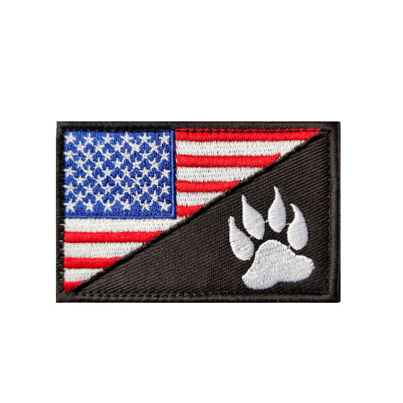 K9 Military Dog Rescue Dog Embroidered Velcro Badge 12 K9 Military Dog Rescue Dog Embroidered Velcro Badge
