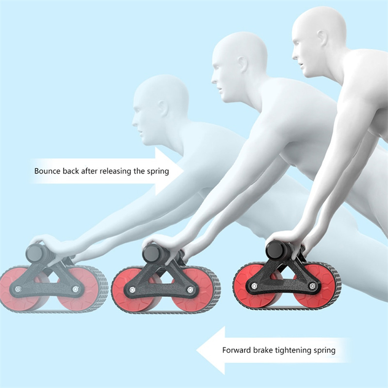 Double Wheel Abdominal Exerciser Women Men Automatic Rebound Ab Wheel Roller Waist Trainer Gym Sports Home Exercise Devices 17 Double Wheel Abdominal Exerciser Women Men Automatic Rebound Ab Wheel Roller Waist Trainer Gym Sports Home Exercise Devices