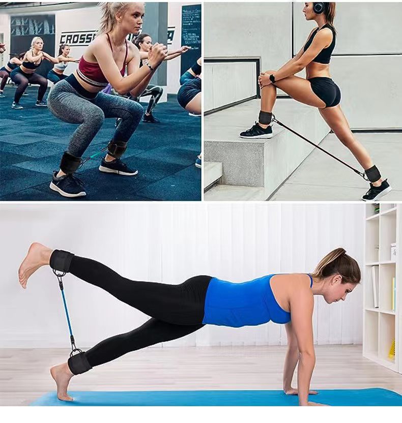 Ankle Strap Resistance Bands – Leg & Hip Strength Training for Home, Yoga, Pilates, and Gym Workouts 11 Ankle Strap Resistance Bands – Leg & Hip Strength Training for Home, Yoga, Pilates, and Gym Workouts
