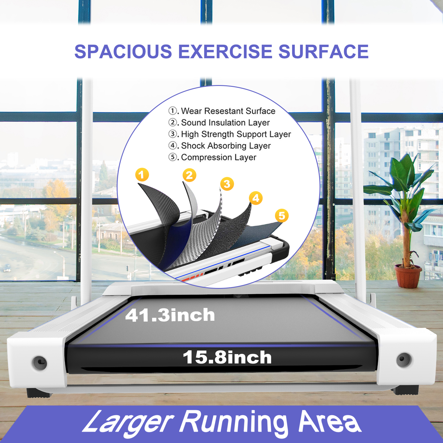 Treadmill JK31-8A-WT 10 Treadmill JK31-8A-WT