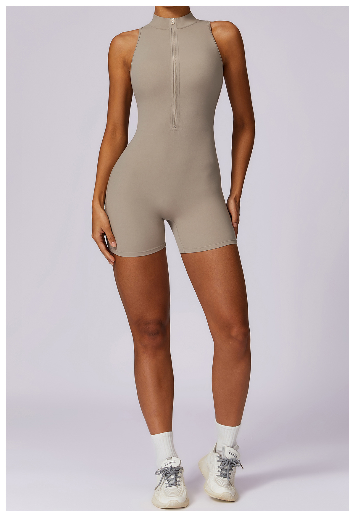 Fitness Yoga Jumpsuit With Zipper Summer Backless Shorts Jumpsuit Bodysuit For Women Clothing 76 Fitness Yoga Jumpsuit With Zipper Summer Backless Shorts Jumpsuit Bodysuit For Women Clothing