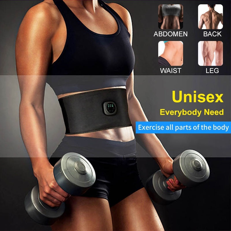 Smart Digital Display Fitness EMS Belt Abdominal Instrument 9 undefined