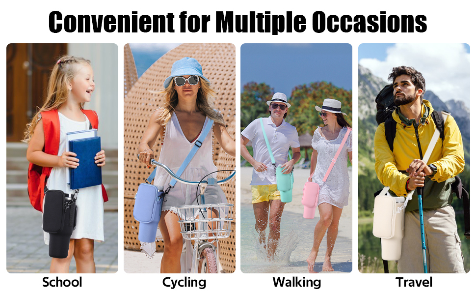 Slok Water Bottle Carrier Bag, Compatible With 40oz Tumbler With Handle 18 Slok Water Bottle Carrier Bag, Compatible With 40oz Tumbler With Handle