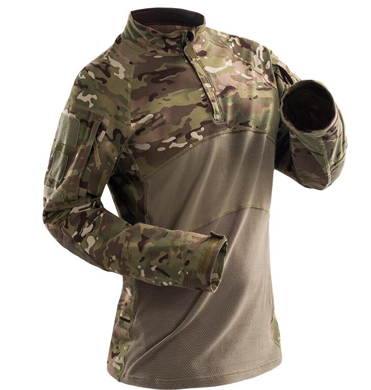 Camo Tactical Long Sleeve Shirt – Breathable Outdoor Sports Combat Top 25 Camo Tactical Long Sleeve Shirt – Breathable Outdoor Sports Combat Top