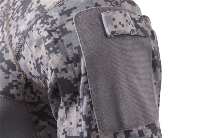 Men's Military Battlefield Outdoor Fitness Camouflage Long Sleeve Zipper Pocket T-Shirt 47 Men's Military Battlefield Outdoor Fitness Camouflage Long Sleeve Zipper Pocket T-Shirt