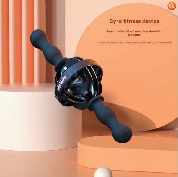 1pc Black Gyro Fitness Trainer Stainless Steel Core Wrist 20 1pc Black Gyro Fitness Trainer Stainless Steel Core Wrist